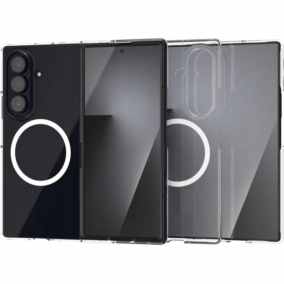 Θήκη Samsung Galaxy Z Fold7 Spacecase Crystal MagCase Διάφανη Σκληρή με MagSafe 2mm - Clear (5905719129514)
