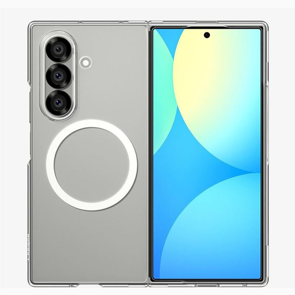 Θήκη Samsung Galaxy Z Fold7 Spigen Air Skin MagFit Σκληρή με MagSafe - Clear / White (ACS09545)