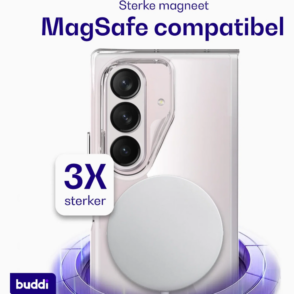 Θήκη Samsung Galaxy Z Fold8 Ultra Buddi Core Σκληρή Διάφανη με MagSafe - Transparent (8719246597428)