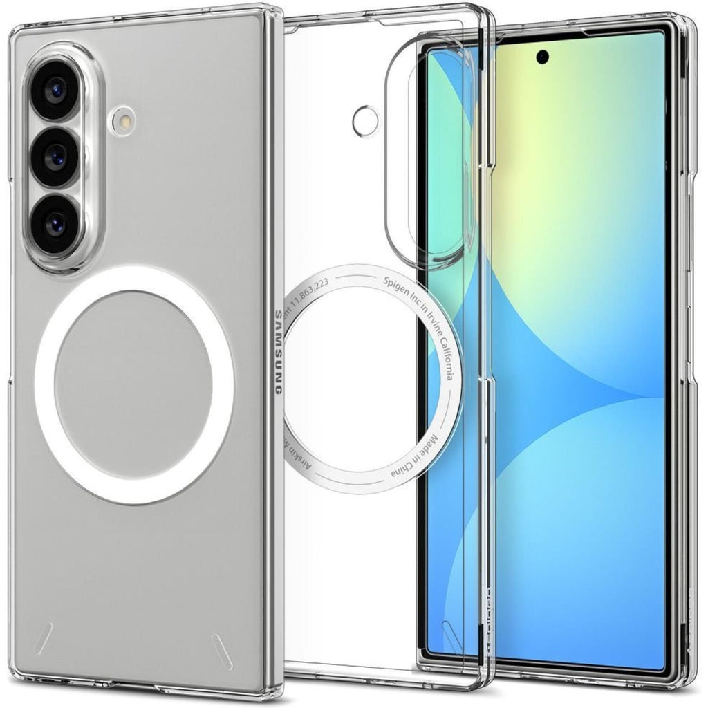 Θήκη Samsung Galaxy Z Fold8 Ultra Spigen Air Skin MagFit Σκληρή με MagSafe - Clear / White (ACS11505)