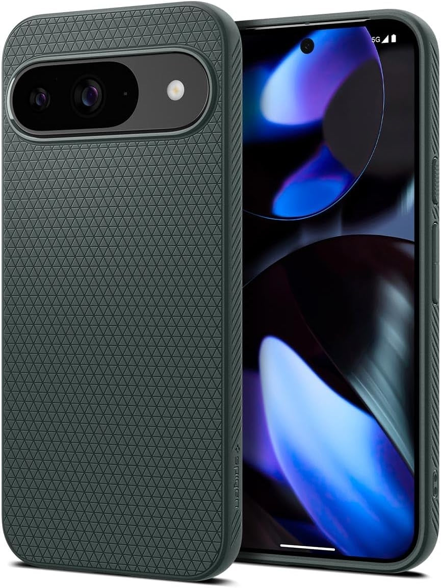 Θήκη Σιλικόνης - Google Pixel 9 / 9 Pro - Spigen Liquid Air - Abyss Green (ACS07683)