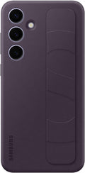 Θήκη Σιλικόνης με Λουράκι Χειρός - Samsung Galaxy S24 Plus - Official Samsung Standing Grip Case - Dark Violet (EF-GS926CEEGW