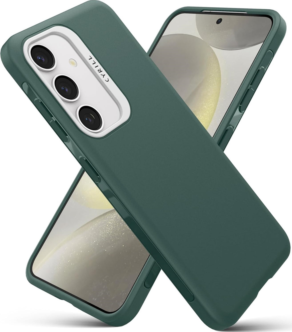 Θήκη Σιλικόνης με Λουράκι Χειρός - Samsung Galaxy S24 - Spigen Cyrill UltraColor - Kale (ACS07366)