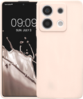 Θήκη Σιλικόνης με Πλαίσιο Κάμερας - Xiaomi Redmi Note 13 5G - KWmobile TPU Case with Camera Lens Protector - Coconut Swirl (K