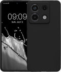 Θήκη Σιλικόνης με Πλαίσιο Κάμερας - Xiaomi Redmi Note 13 Pro 5G / Poco X6 - KWmobile TPU Case with Camera Lens Protector - Bl