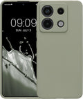 Θήκη Σιλικόνης με Πλαίσιο Κάμερας - Xiaomi Redmi Note 13 Pro 5G / Poco X6 - KWmobile TPU Case with Camera Lens Protector - Gr