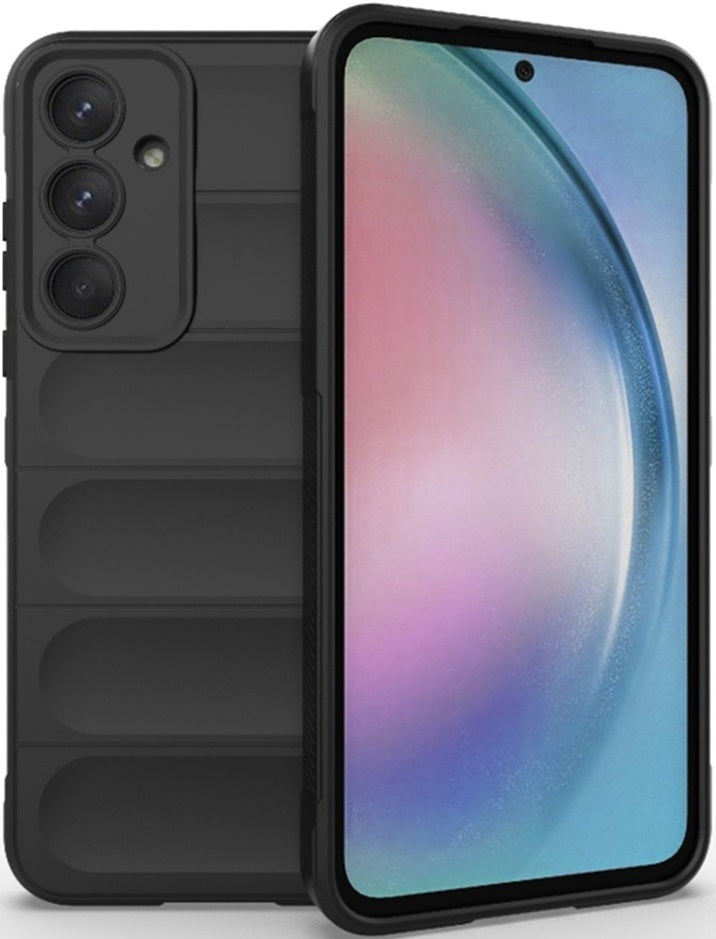Θήκη Σιλικόνης - Samsung Galaxy A55 - Techsuit Magic Shield - Black (5949419109728)