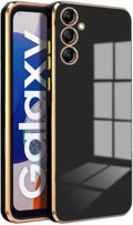 Θήκη Σιλικόνης - Samsung Galaxy S24 - Bodycell Gold Plated - Black (5206015074158)