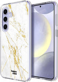 Θήκη Σιλικόνης - Samsung Galaxy S24 - HappyCase - Marble Print (8719246442391)