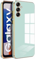 Θήκη Σιλικόνης - Samsung Galaxy S24 Plus - Bodycell Gold Plated - Mint Green (5206015074202)