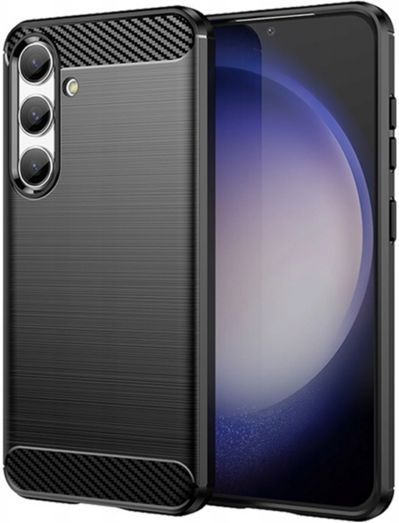 Θήκη Σιλικόνης - Samsung Galaxy S24 - Spacecase Carbon - Black (5905719107017)