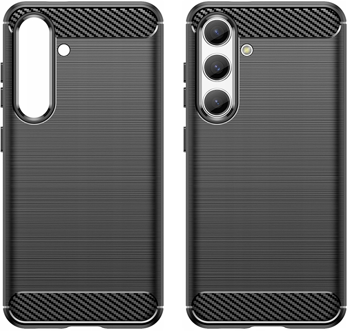 Θήκη Σιλικόνης - Samsung Galaxy S24 - Spacecase Carbon - Black (5905719107017)