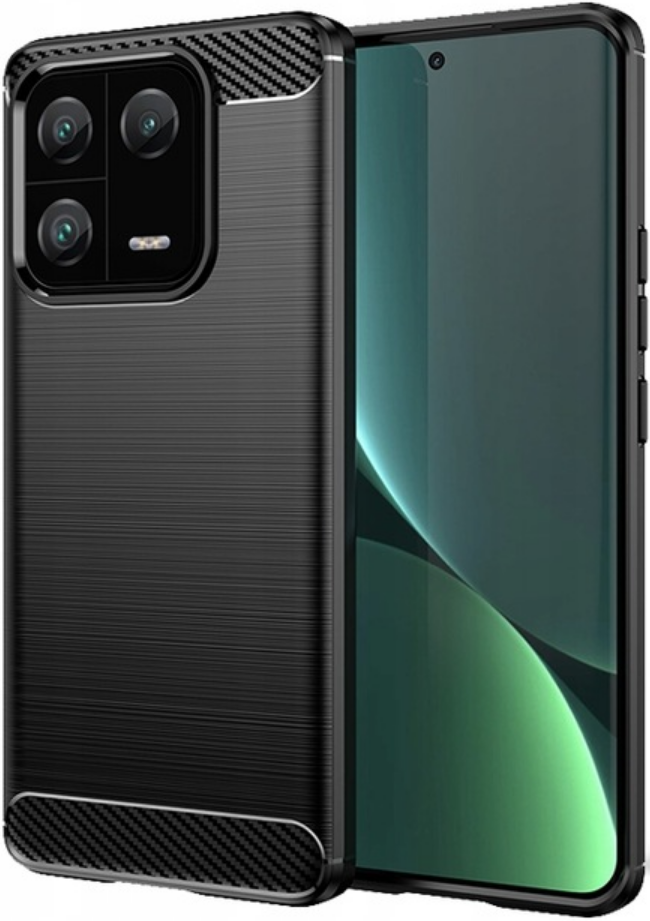 Spacecase Carbon - Θήκη Σιλικόνης - Xiaomi 13 Pro - Black (5905123475788)