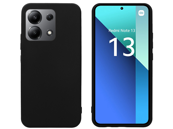 Θήκη Σιλικόνης - Xiaomi Redmi Note 13 4G - Vivid Silicone Case - Black (VIMAT349BK)