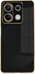 Θήκη Σιλικόνης - Xiaomi Redmi Note 13 5G - Bodycell Gold Plated - Black (5206015074431)