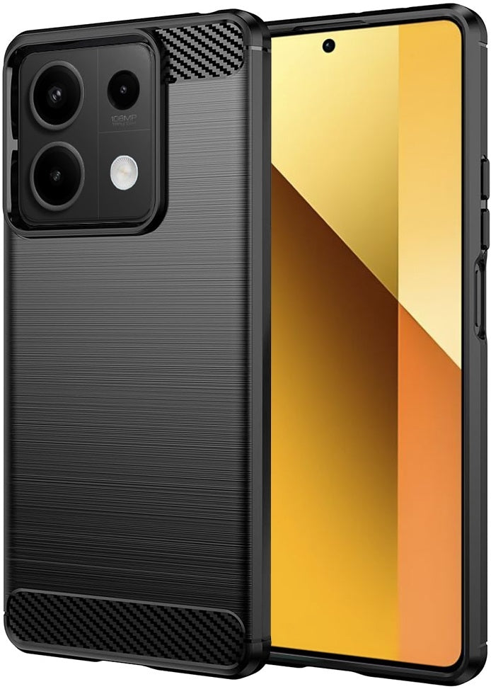 Θήκη Σιλικόνης - Xiaomi Redmi Note 13 5G - Techsuit Carbon Silicone - Black (5949419072350)