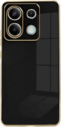 Θήκη Σιλικόνης - Xiaomi Redmi Note 13 Pro 5G / Poco X6 - Bodycell Gold Plated - Black (5206015074479)