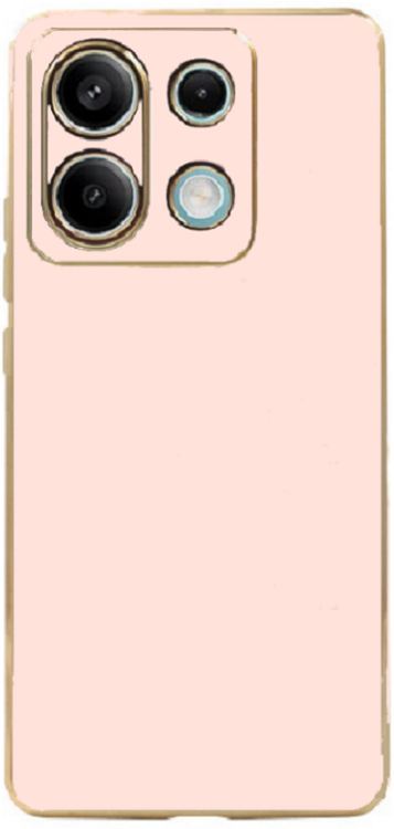 Θήκη Σιλικόνης - Xiaomi Redmi Note 13 Pro 5G / Poco X6 - Bodycell Gold Plated - Pink (5206015074493)