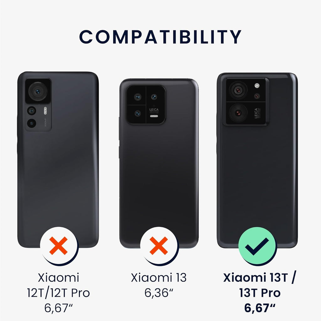 Θήκη Xiaomi 13T / 13T Pro - KWmobile Soft Flexible Rubber Cover Σιλικόνης - Teal Matte (KWM000020IT002C)