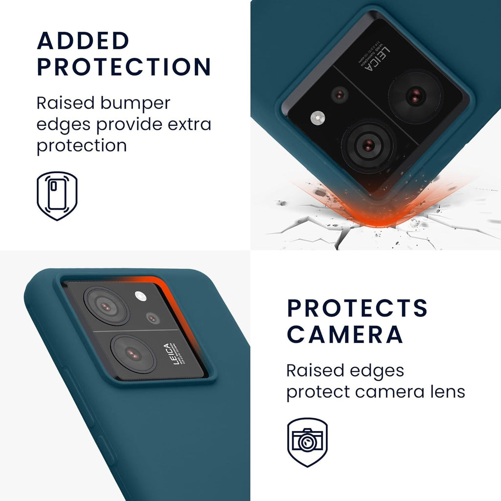 Θήκη Xiaomi 13T / 13T Pro - KWmobile Soft Flexible Rubber Cover Σιλικόνης - Teal Matte (KWM000020IT002C)