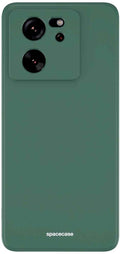 Θήκη Xiaomi 13T / 13T Pro - Spacecase Silicone Case Σιλικόνης - Dark Green (5905719105631)