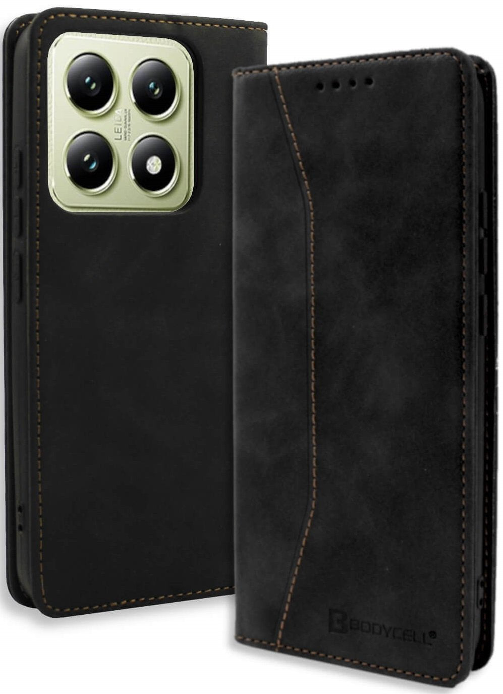 Θήκη Xiaomi 14T Bodycell Book Case Πορτοφόλι - Black (5206015079887)