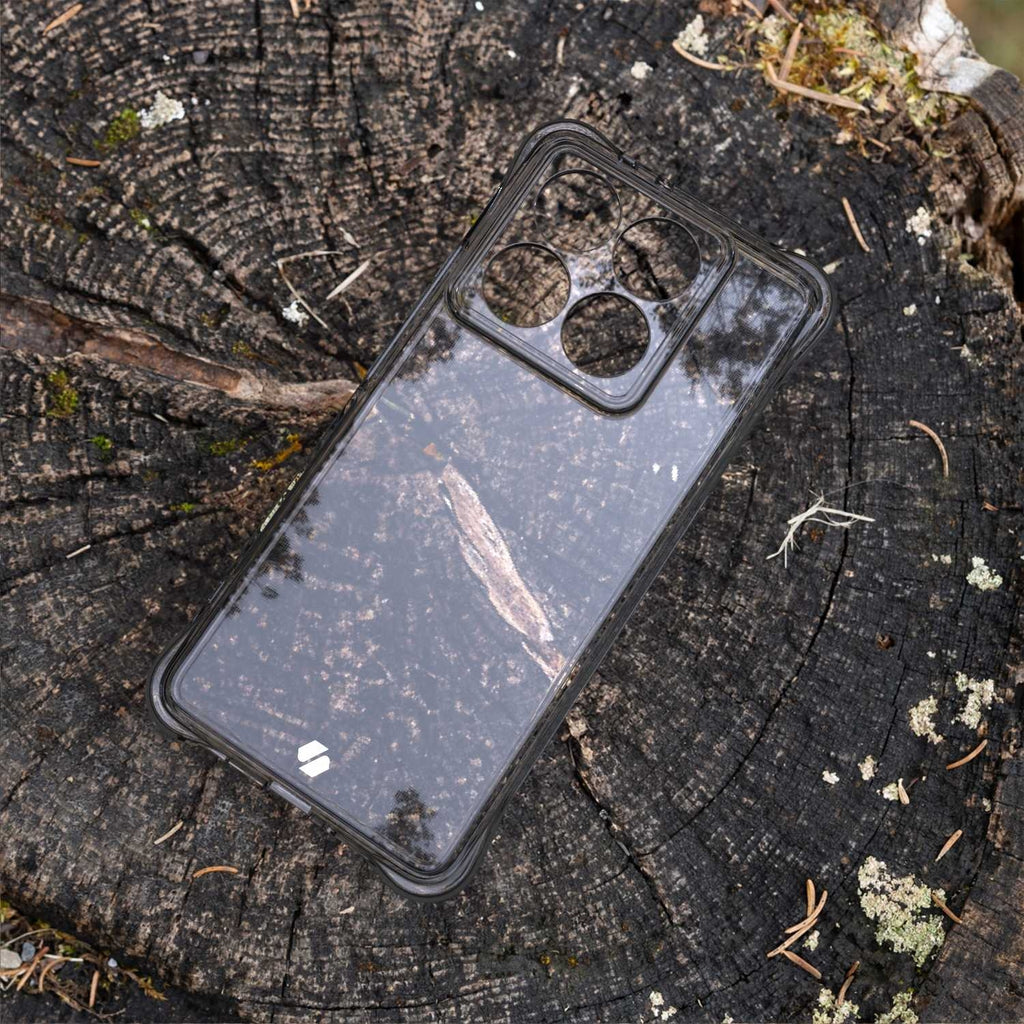 Θήκη Xiaomi 14T Pro Spacecase Anti-Shock Διάφανη Σιλικόνης 1mm - Clear (5905719112998)