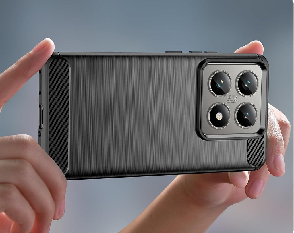 Θήκη Xiaomi 14T Pro Spacecase Carbon Σιλικόνης - Black (5905719113117)