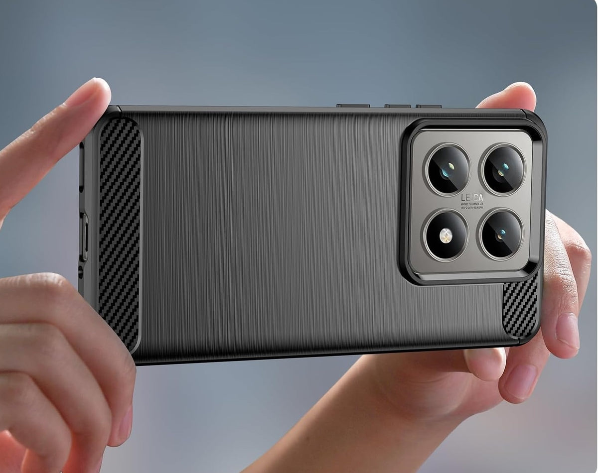 Θήκη Xiaomi 14T Pro Spacecase Carbon Σιλικόνης - Black (5905719113117)