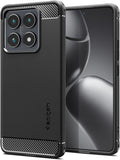 Θήκη Xiaomi 14T Pro Spigen Rugged Armor Ανθεκτική Σιλικόνης - Matte Black (ACS08858)