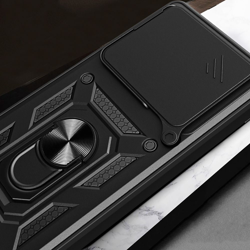 Θήκη Xiaomi 14T Tech-Protect Camshield Pro Ανθεκτική με Κάλυμμα για την Κάμερα & Ring Holder - Black (5906302371112)