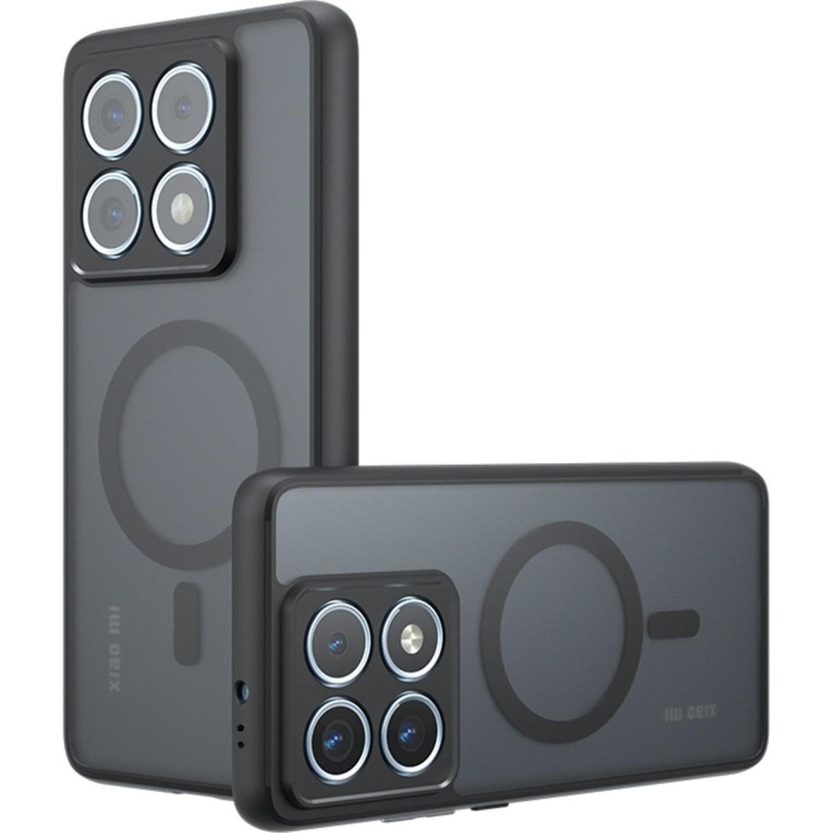 Θήκη Xiaomi 14T Techsuit PureFrost Σκληρή Ημιδιάφανη με MagSafe - Frosted Black (5949419320628)