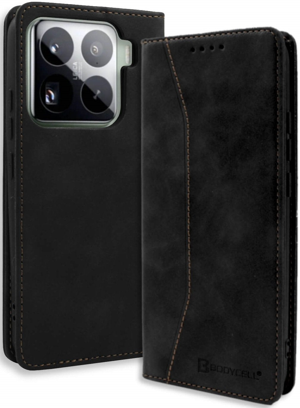 Θήκη Xiaomi 15 Bodycell Book Case Πορτοφόλι - Black (5206015079948)