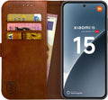 Θήκη Xiaomi 15 Rosso Element PU Πορτοφόλι - Brown (8719246468483)