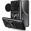 Θήκη Xiaomi 15 Ultra Bodycell Armor Slide Ανθεκτική με Κάλυμμα για την Κάμερα & Μεταλλικό Ring Holder - Black (5206015082689)