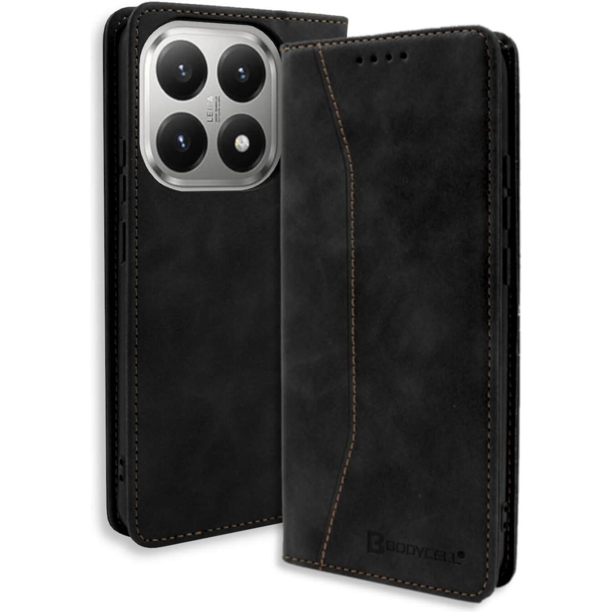 Θήκη Xiaomi 15T Bodycell Book Case Πορτοφόλι - Black (5206015084621)