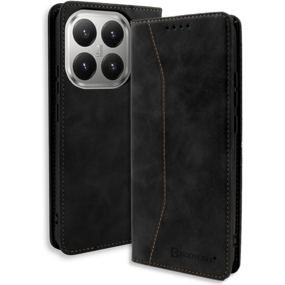 Θήκη Xiaomi 15T Pro Bodycell Book Case Πορτοφόλι - Black (5206015084652)