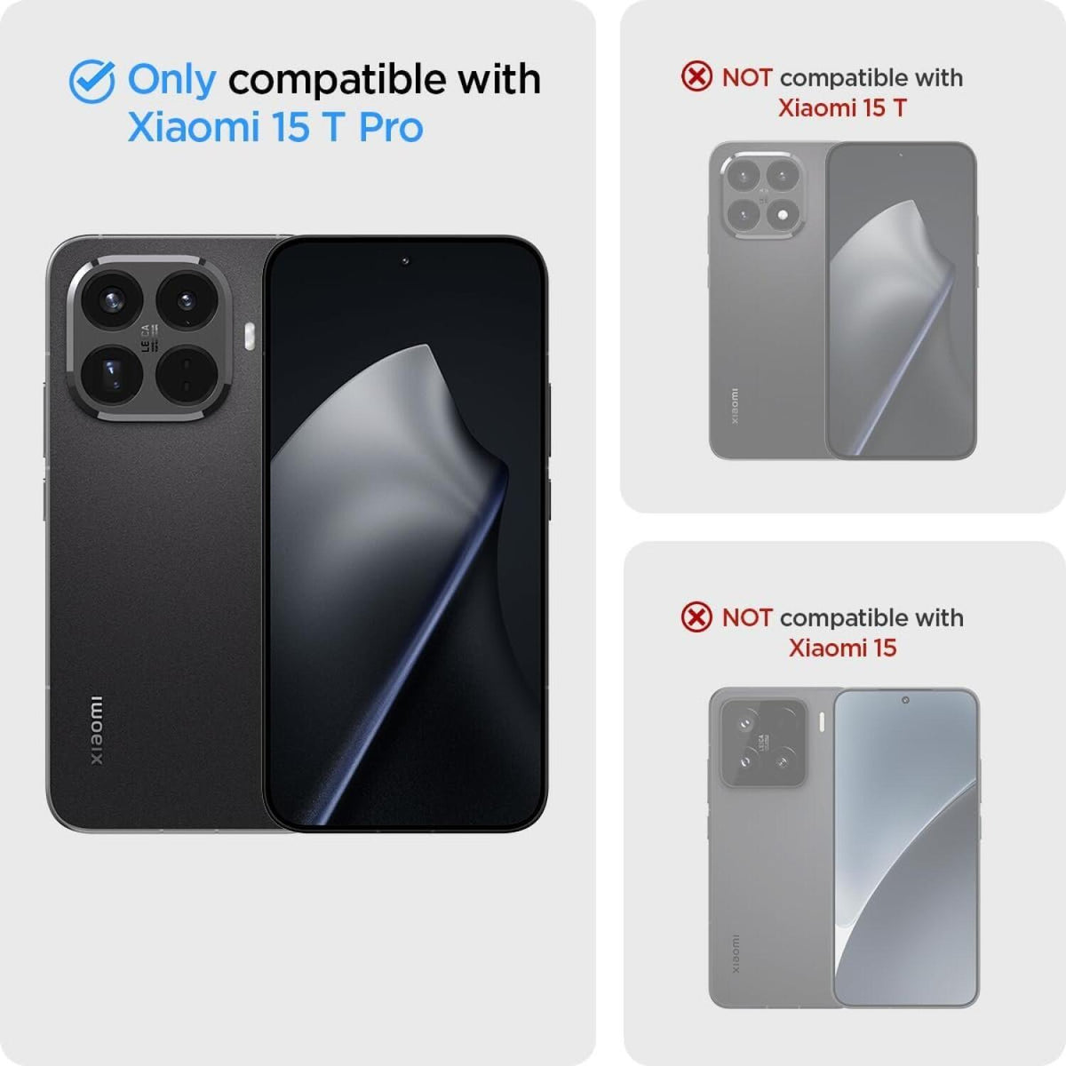 Θήκη Xiaomi 15T Pro Spigen Rugged Armor Ανθεκτική Σιλικόνης - Matte Black (ACS11152)
