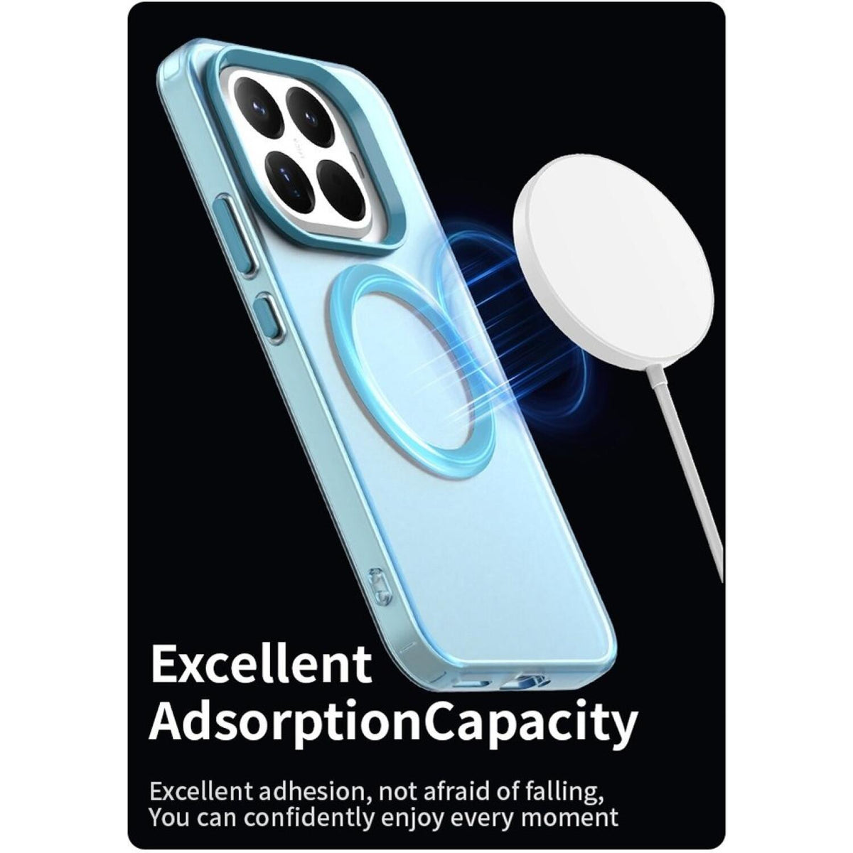 Θήκη Xiaomi 15T Pro Techsuit CandyCase Σκληρή Ημιδιάφανη με MagSafe - Blue (5949419344716)