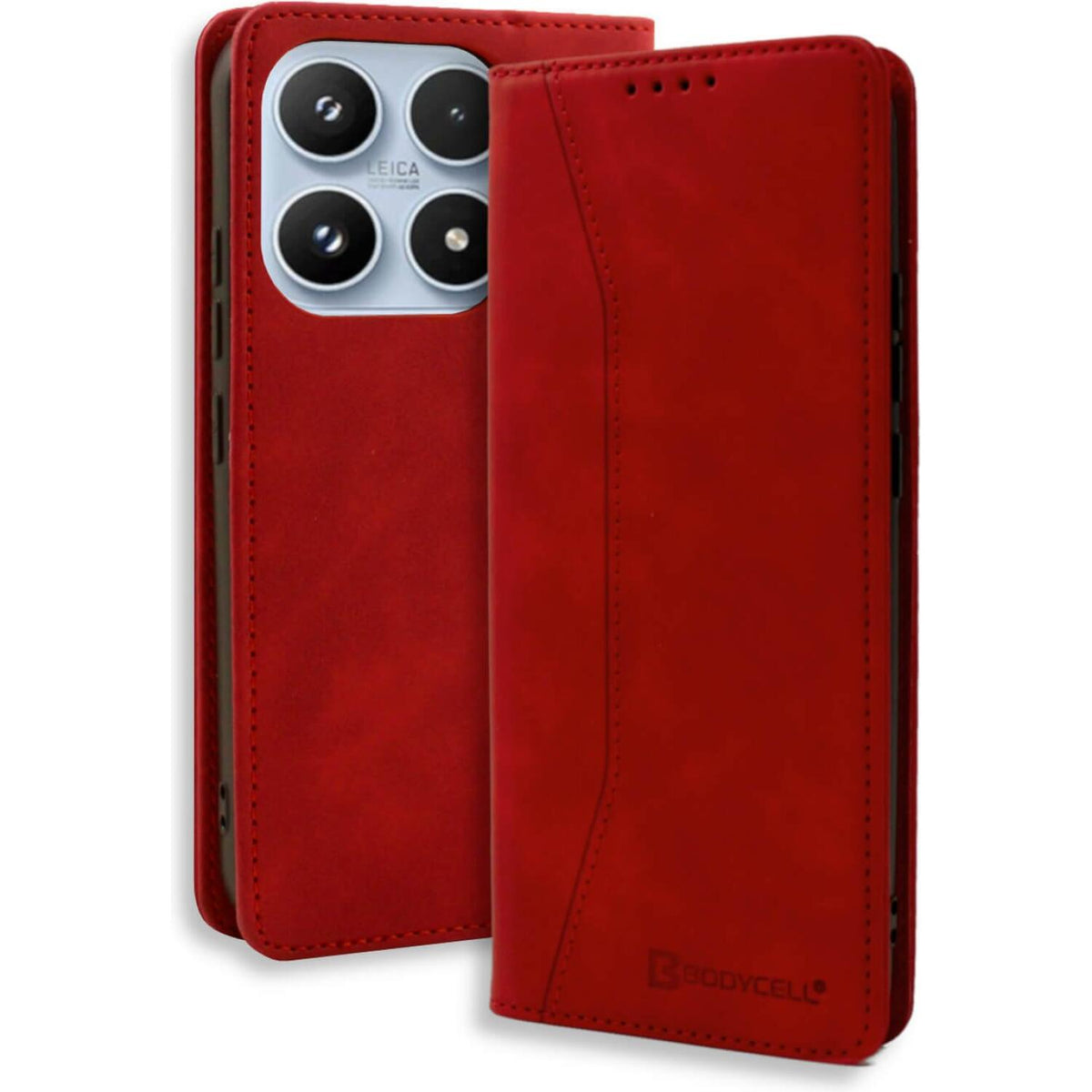 Θήκη Xiaomi 17 Bodycell Book Case Πορτοφόλι - Red (5206015084492)