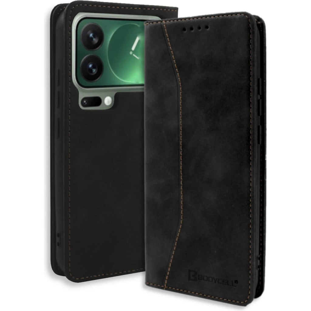 Θήκη Xiaomi 17 Pro Max Bodycell Book Case Πορτοφόλι - Black (5206015084539)