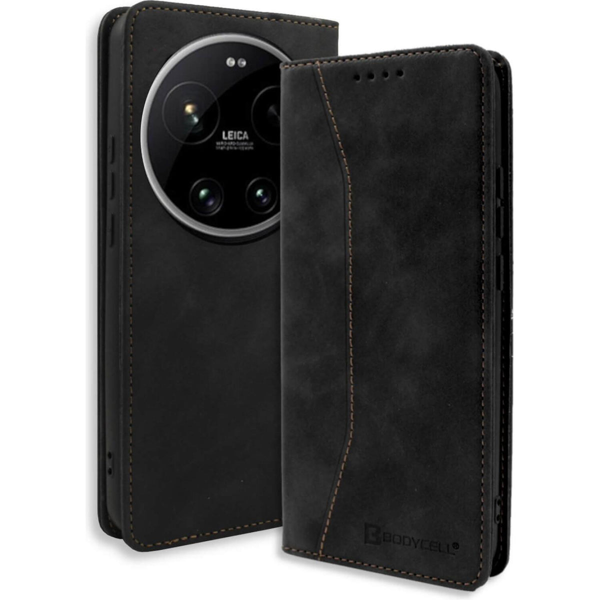Θήκη Xiaomi 17 Ultra Bodycell Book Case Πορτοφόλι - Black (5206015086113)
