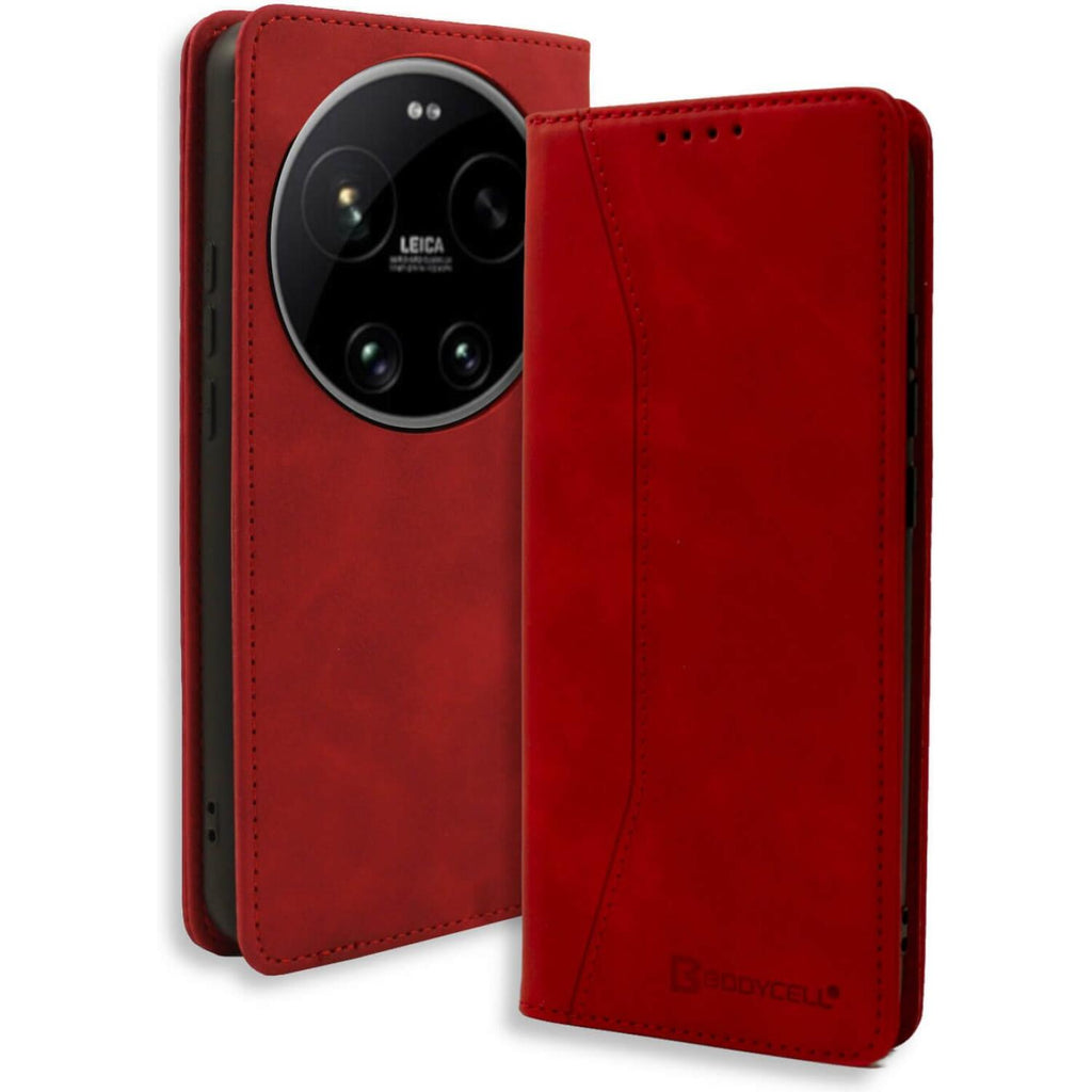 Θήκη Xiaomi 17 Ultra Bodycell Book Case Πορτοφόλι - Red (5206015086137)