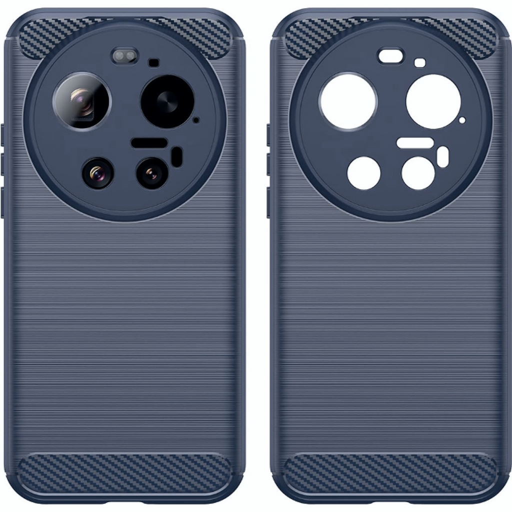 Θήκη Xiaomi 17 Ultra Techsuit Carbon Silicone Σιλικόνης - Blue (5949419361799)