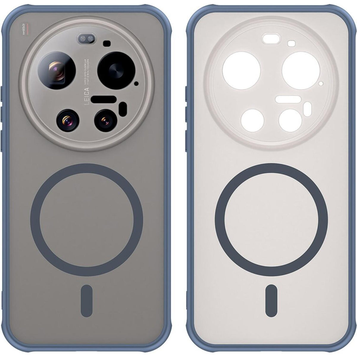 Θήκη Xiaomi 17 Ultra Techsuit HaloFrost II MagSafe Σκληρή Ημιδιάφανη με MagSafe - Navy Blue (5949419361768)