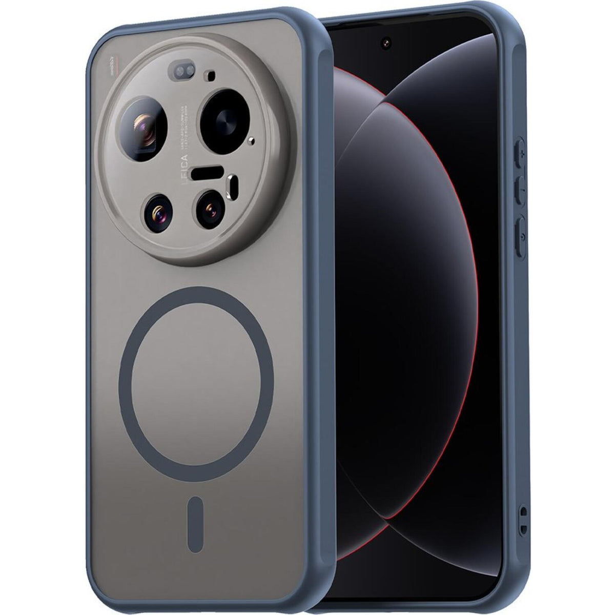 Θήκη Xiaomi 17 Ultra Techsuit HaloFrost II MagSafe Σκληρή Ημιδιάφανη με MagSafe - Navy Blue (5949419361768)
