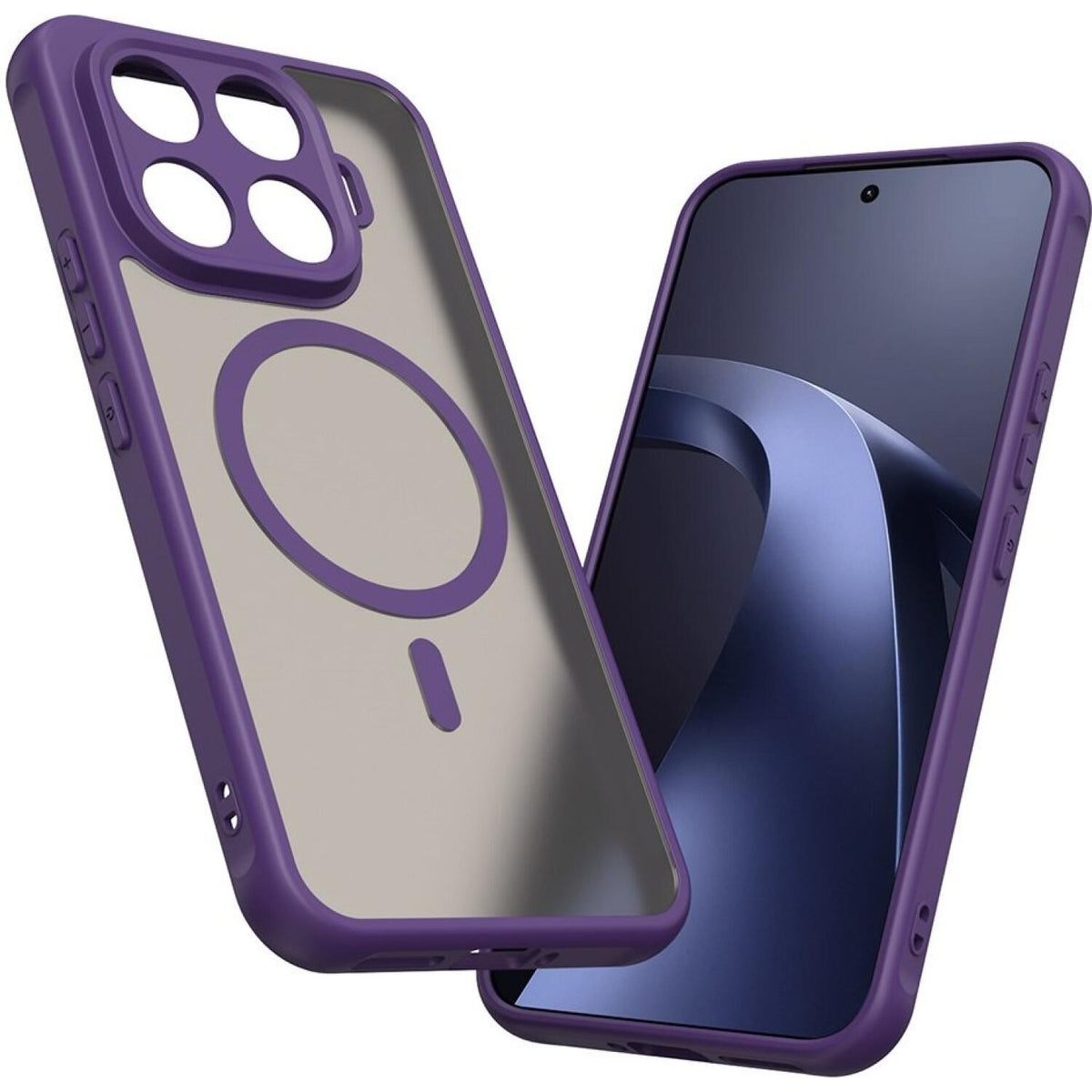 Θήκη Xiaomi 17T Pro Techsuit HaloFrost II MagSafe Σκληρή Ημιδιάφανη με MagSafe - Purple (5949419376458)