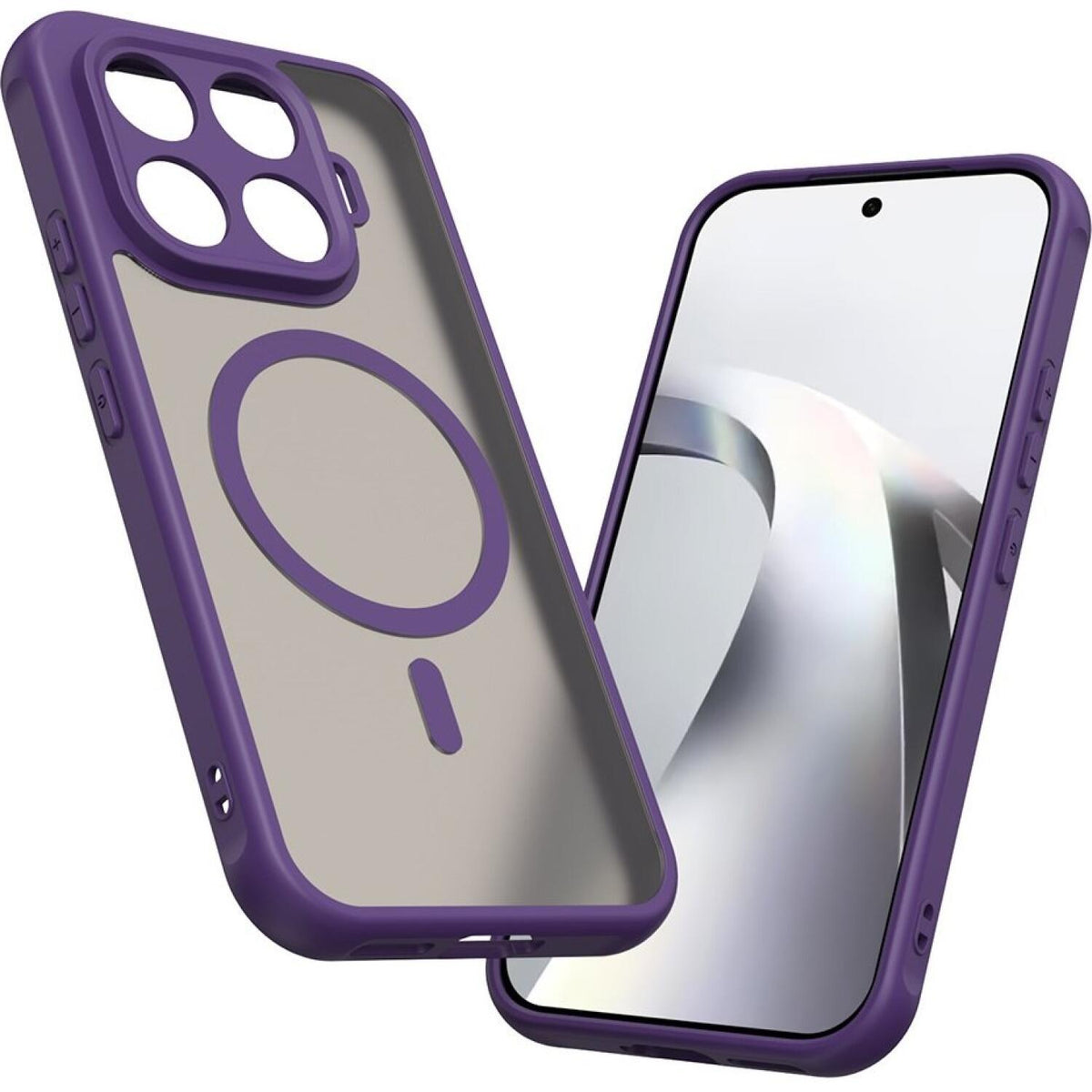 Θήκη Xiaomi 17T Techsuit HaloFrost II MagSafe Σκληρή Ημιδιάφανη με MagSafe - Purple (5949419375956)