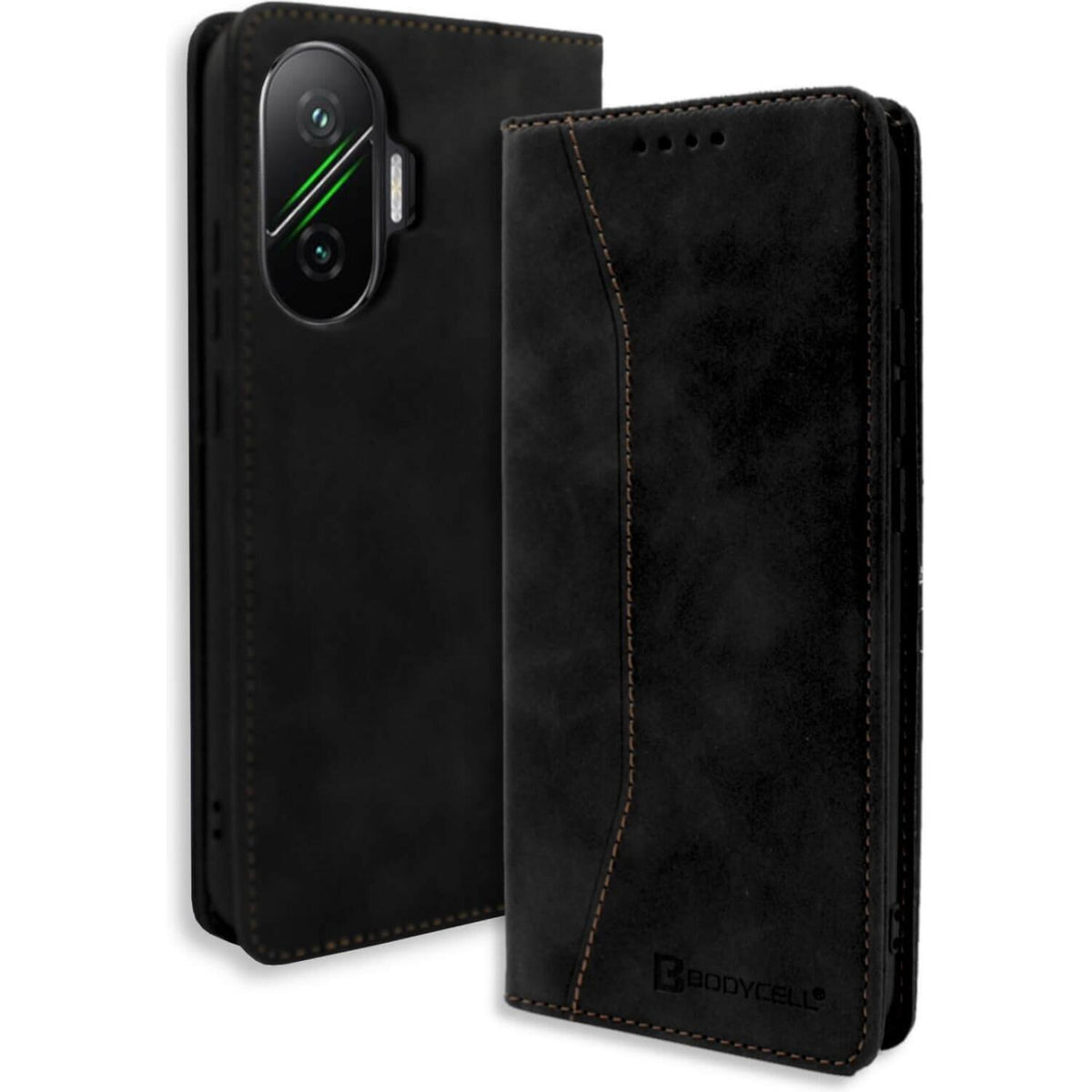 Θήκη Xiaomi Poco F7 Bodycell Book Case Πορτοφόλι - Black (5206015082238)