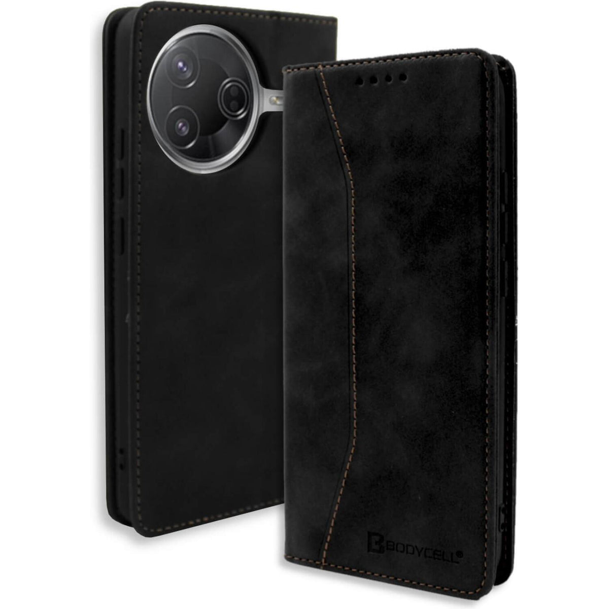 Θήκη Xiaomi Poco F7 Pro Bodycell Book Case Πορτοφόλι - Black (5206015082269)